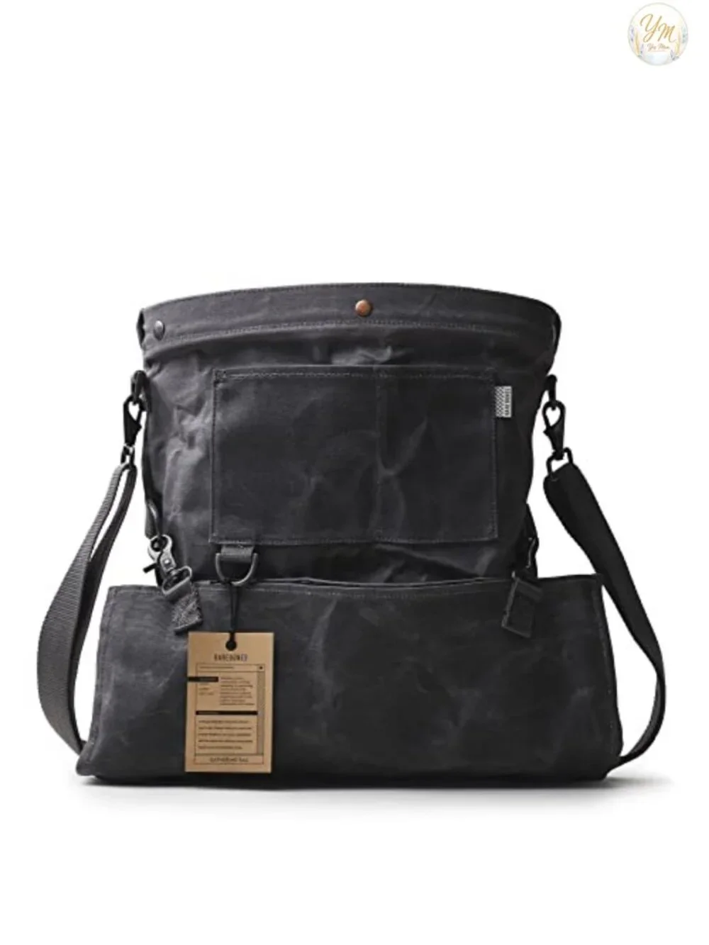 Harvesting and Gathering Bag with Convertible Straps - Water-Resistant Waxed